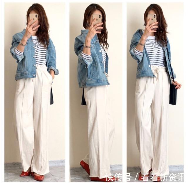 降温不会穿这位日本博主的早秋穿搭,简约不单调,每一套都实用