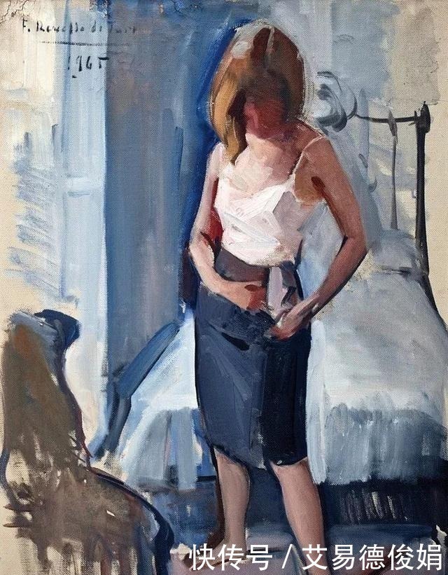 马拉加#他被指定为西班牙国王和王后的肖像画官方画师,擅长画美人