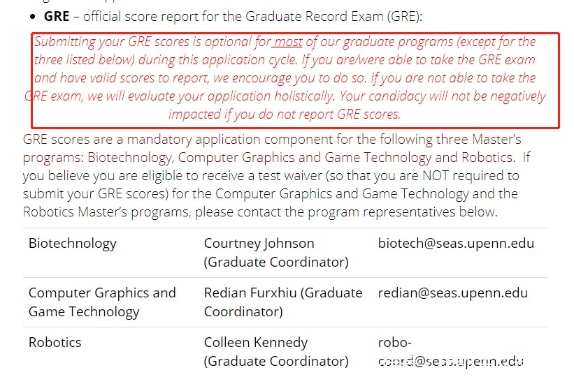 GRE|2020-2021申请季美国TOP30大学研究生院对GRE的政策汇总