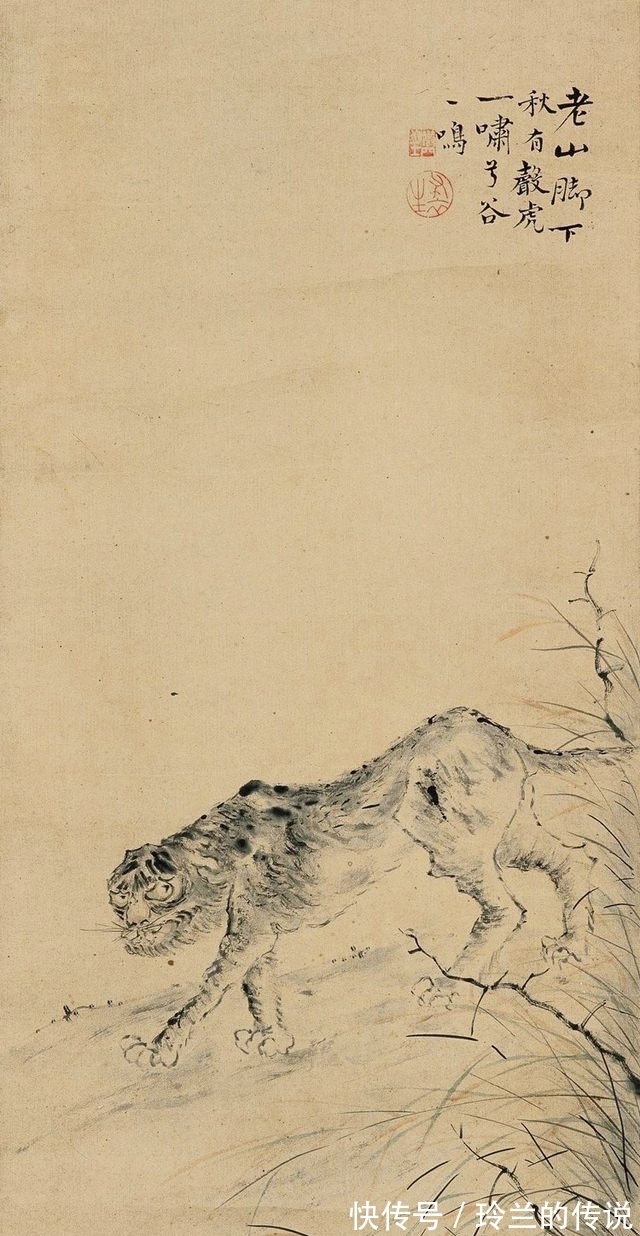 传世名画|把老虎画成“病猫”,为何被誉为传世名画?放大10倍,看老虎眼睛