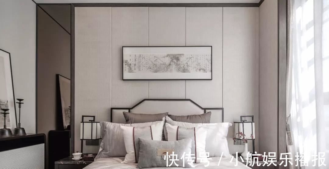 效果图|118平现代中式风格装修效果图淡雅空间魅力四射