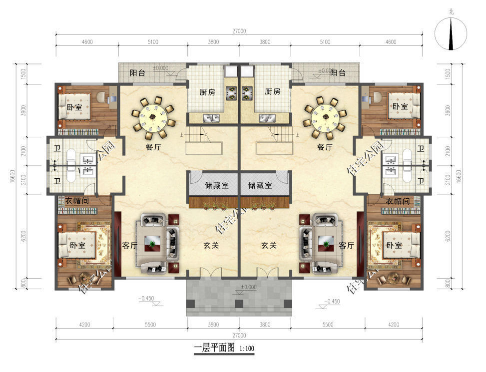 建筑|兄弟俩回乡建房，是建单户型好还是双拼房好？