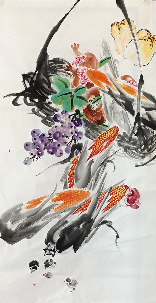 美术&赤天凌风 厚土铸魂——浅评画家刘保收（乙鸣）花鸟画