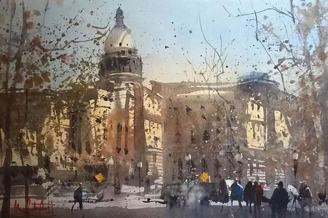 艺术家!世界上最有激情的水彩艺术家,这才是真正的水彩大师!