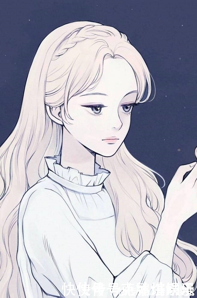 插画|一组少女心十足的好看插画,很适合做卡通动漫头像哦!