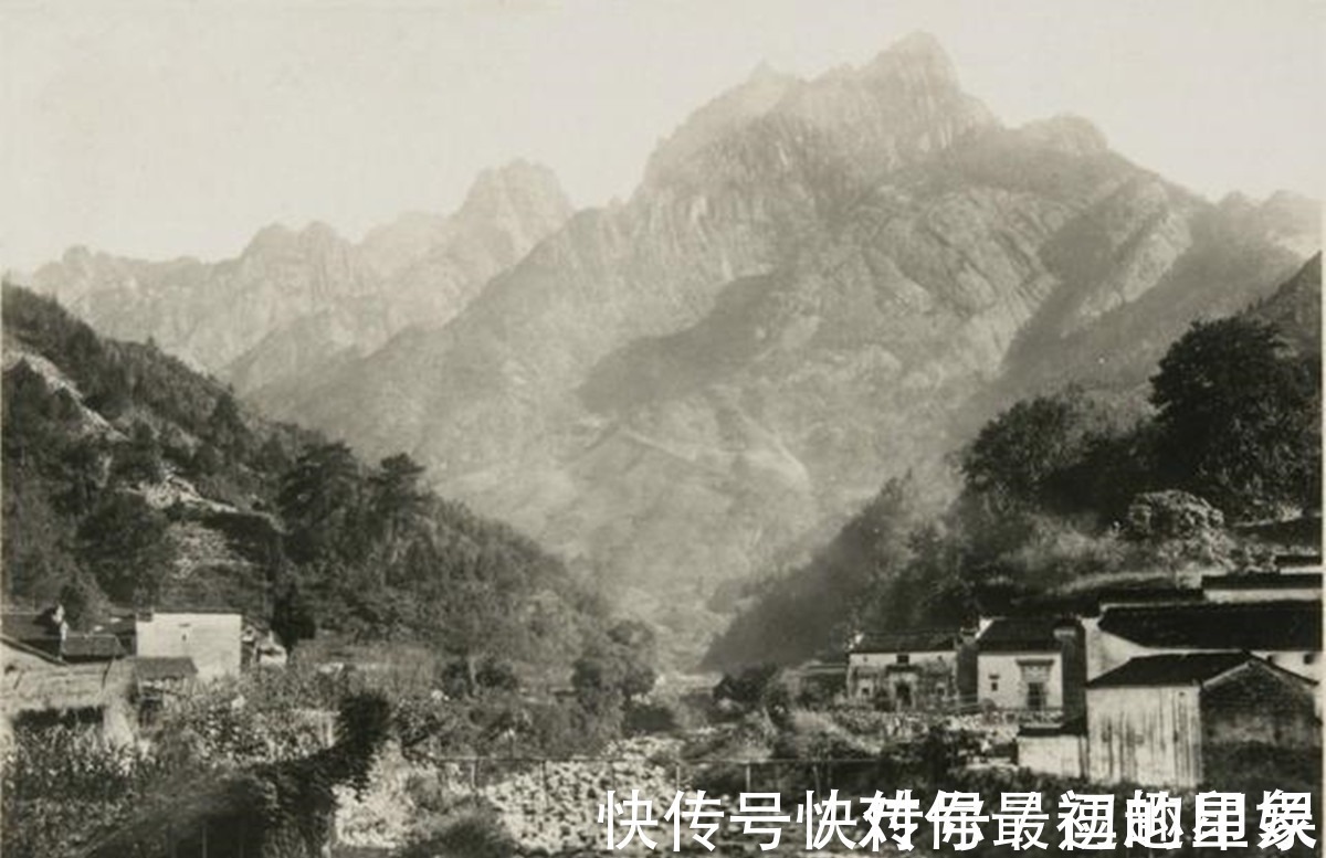 黄山|老照片：1929年的安徽黄山，有史以来最早的黄山实景照片