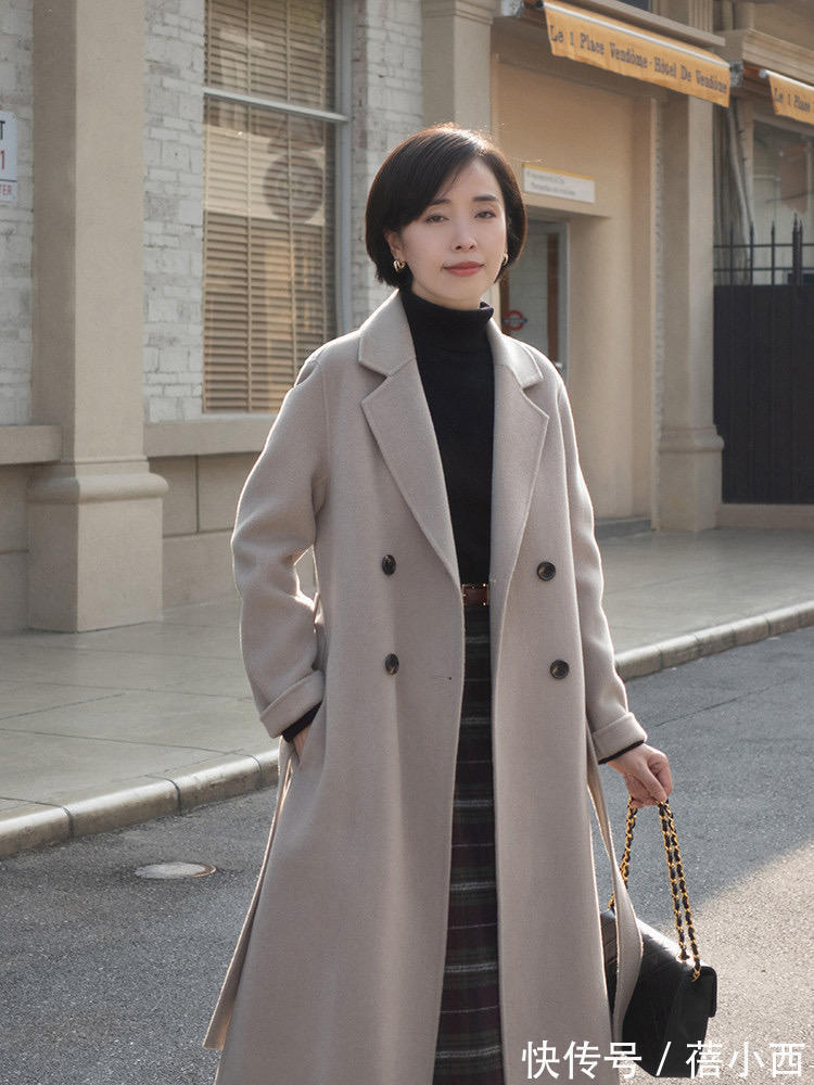 冬天|冬天出街穿什么?有了呢子大衣什么都不用愁,时髦精致又有女人味