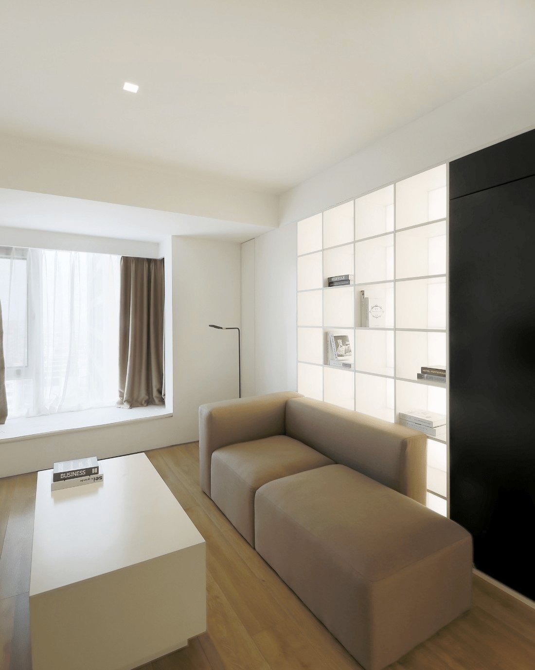 实用|看了她的46㎡小窝,头一回见卧室装两个门,美观又实用,很聪明