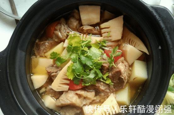 牛腩|汤鲜味美的冬笋炖牛腩,简单几步,牛肉软烂入味