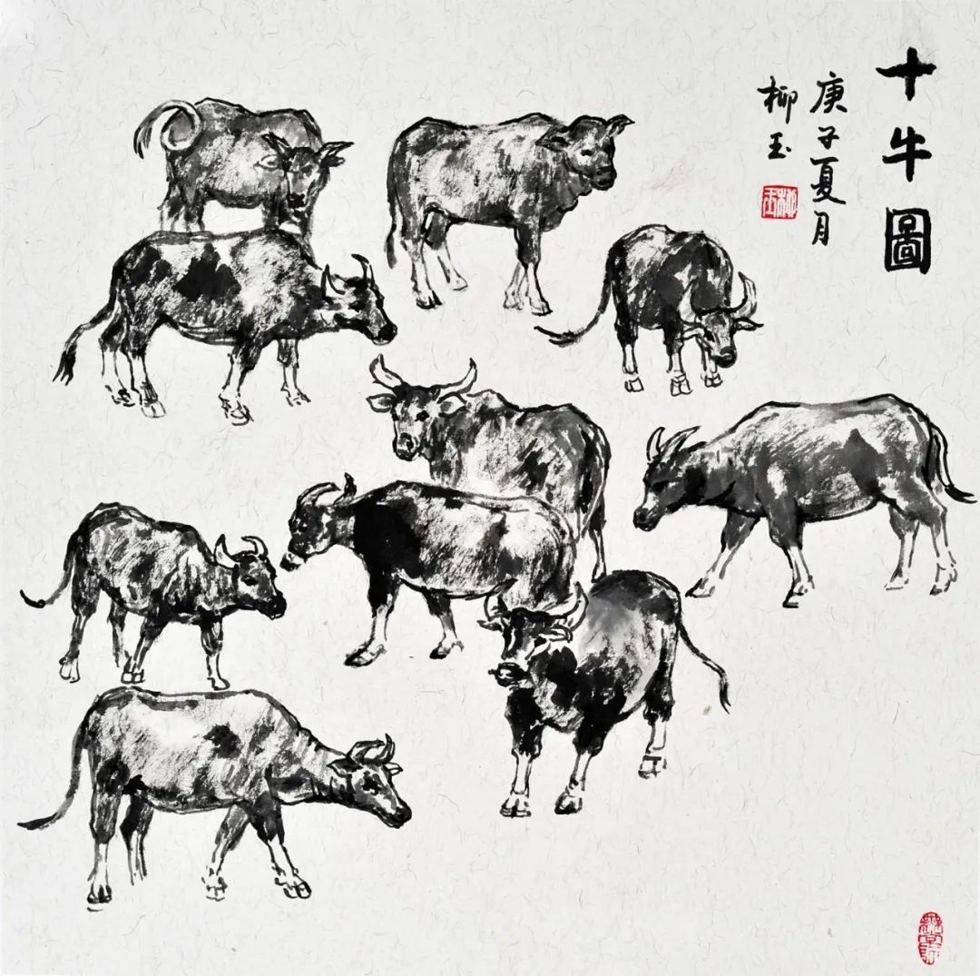 水墨画&全国艺术名家邀请展——柳玉水墨画作品赏析