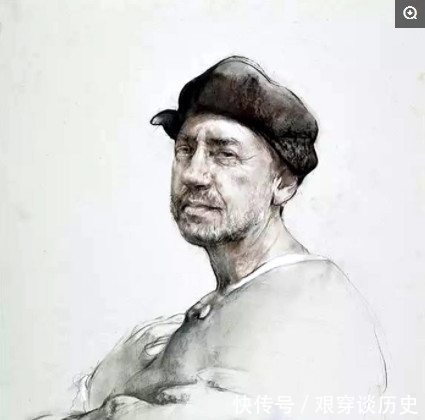 画家|天才画家布洛欣肖像素描作品欣赏