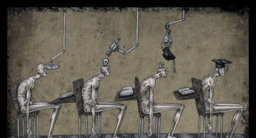 生活|展现了现代生活比我们想象的更为糟糕的14幅讽刺插画