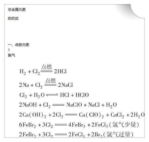 化学老师偷偷收藏的资料，高中三年吃透这50个公式，不考高分都难