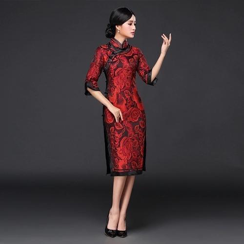 唯美|30-50岁女人一袭旗袍连衣裙，唯美中国风尽收眼底，优雅减龄