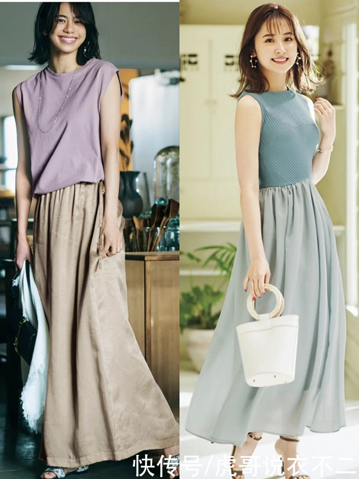 时尚|夏季穿衣流行“露胳膊”，无袖单品这么穿，优雅时尚不失熟龄美
