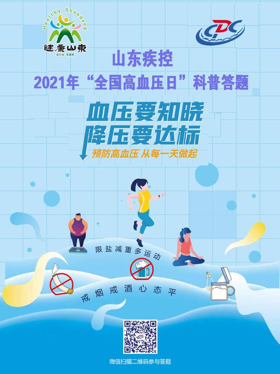 心脑血管疾病|全国高血压日：山东居民高血压治疗控制率为41%