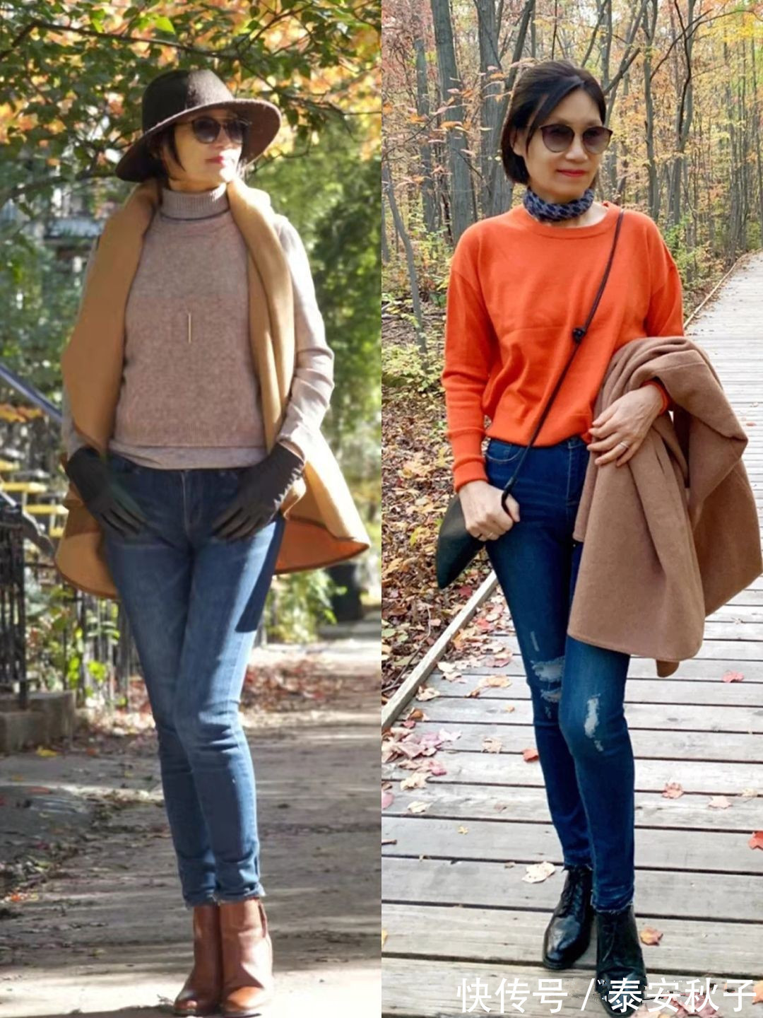 时髦 50岁女人春天这样穿:时髦又高级!