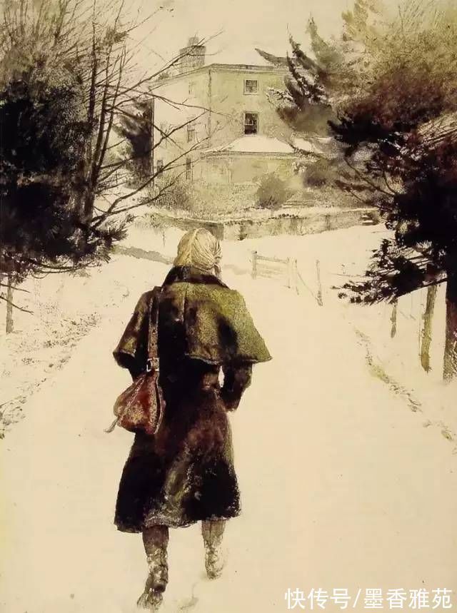 画家$美国最伟大的画家安德鲁怀斯,瞒着妻子用15年偷画一个女人