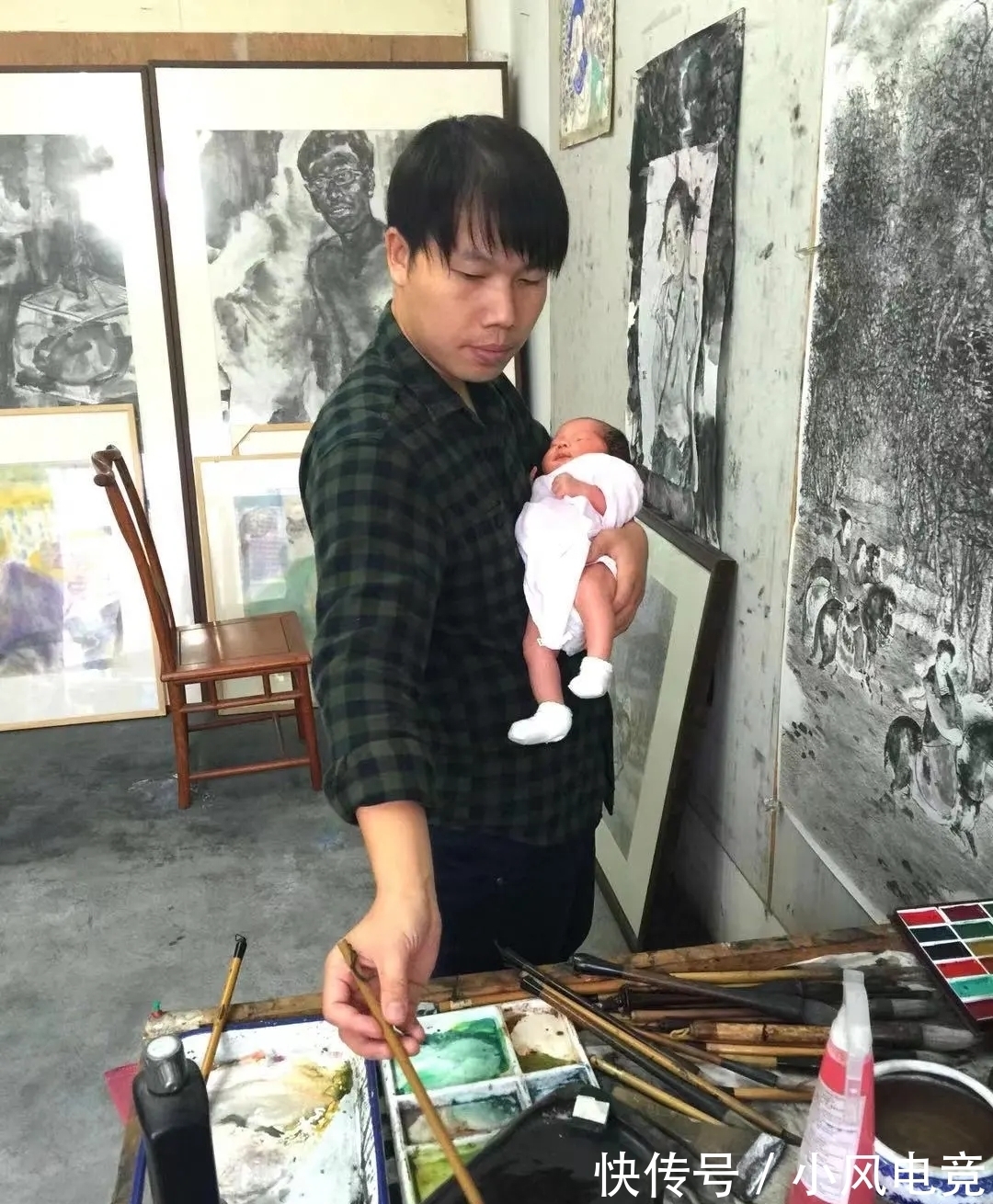 中国美术学院|杭州画院|阳帆人物画