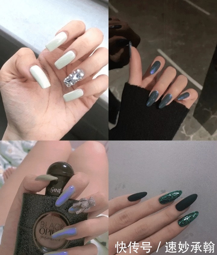 风格超酷的欧美风美甲,拿图去做!