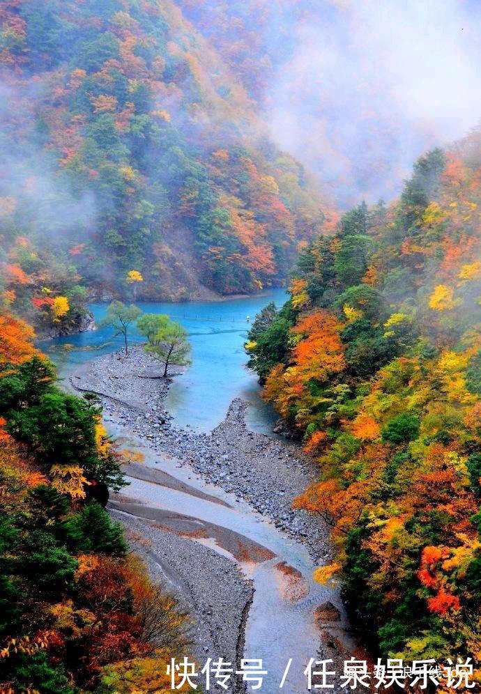 自然风光|寸又峡日本无人问津的大山里，私藏着温暖与彩林共存的绝美景色