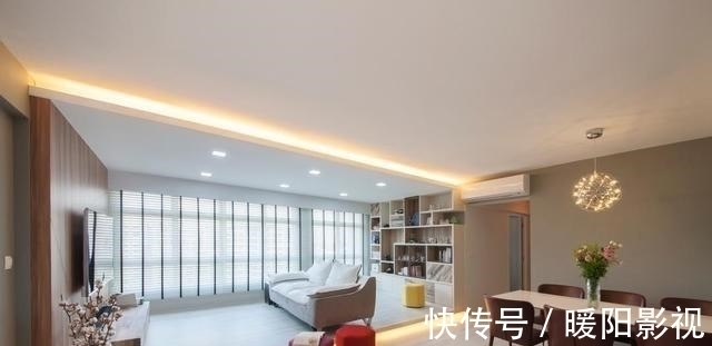 玄关|102㎡,无玄关借助抬高客厅,解决隐患,细致装法给新人借鉴学习