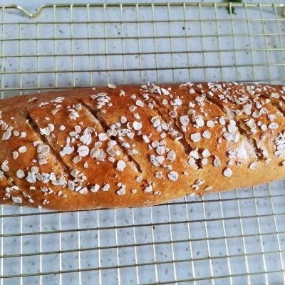 全麦大列巴！低卡减脂，无油少糖