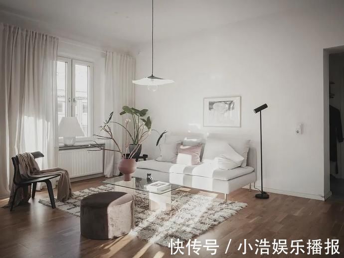 厨房|灵感家65㎡一室一厅，转角客厅和厨房简直美哭我