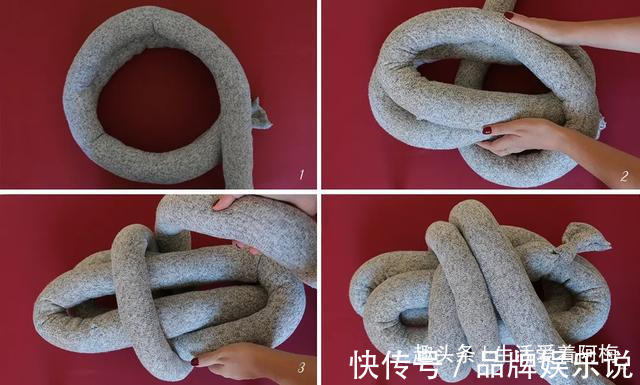 旧衣服做成的粗线编织，家居用品不用买了，手工布艺附教程