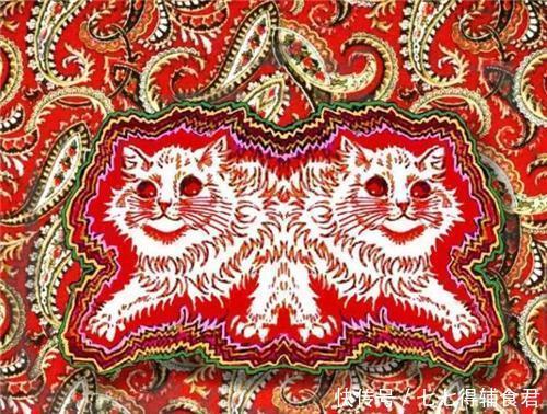 他画了一辈子猫,患上精神病后画风大变,网友:这猫咋越看越渗人