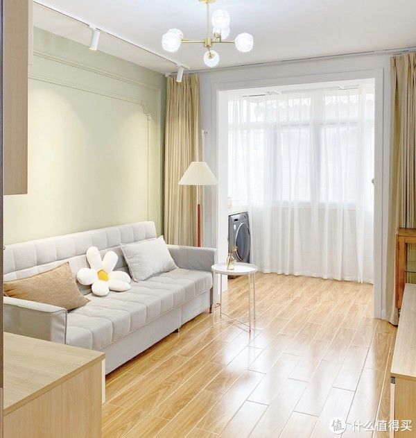 客厅|爆改43平小户型，不顾反对坚持主卧改客厅，完工后都说真香（上）