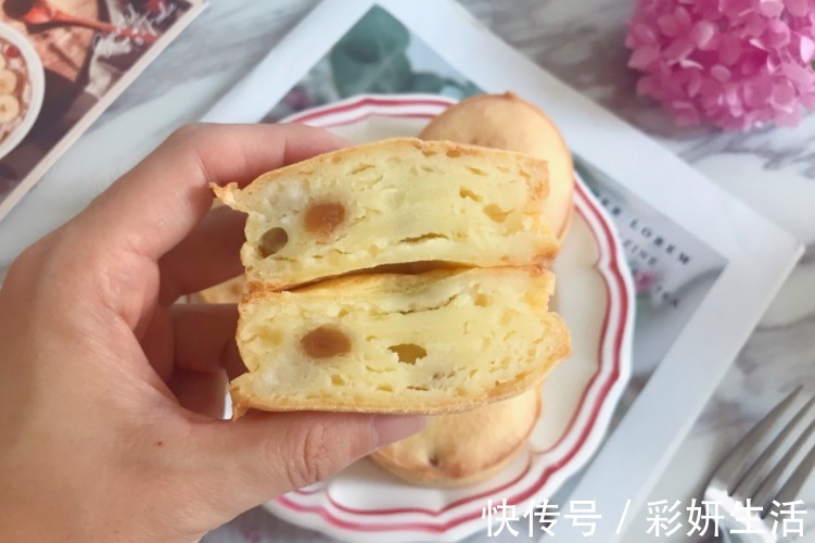 葡萄干|非常简单的小点心，酸奶糯米糕，甜而不腻，吃了还想吃