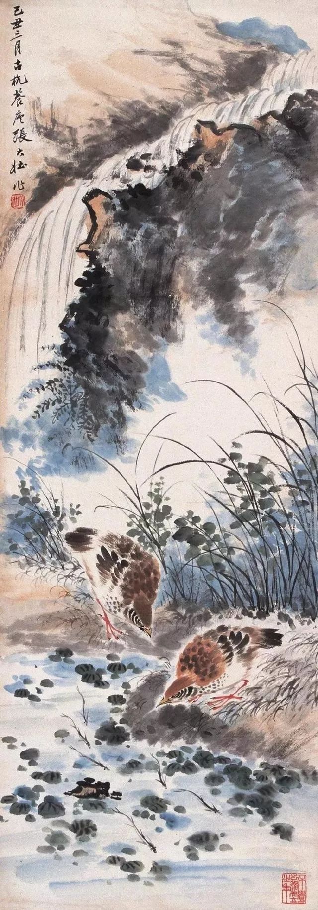 华新罗&张大壮：人淡如菊，以“没骨法”画虾，自创一格