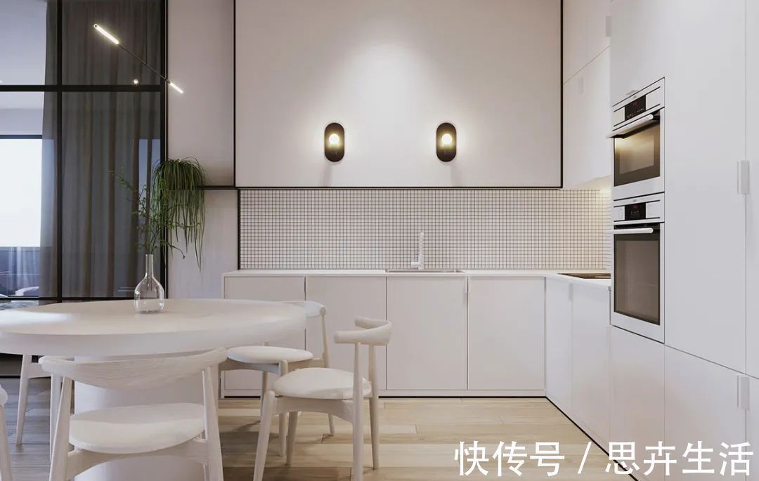 墙面|140㎡现代极简,大胆撞色设计,简约清新布置,年轻人的高级感