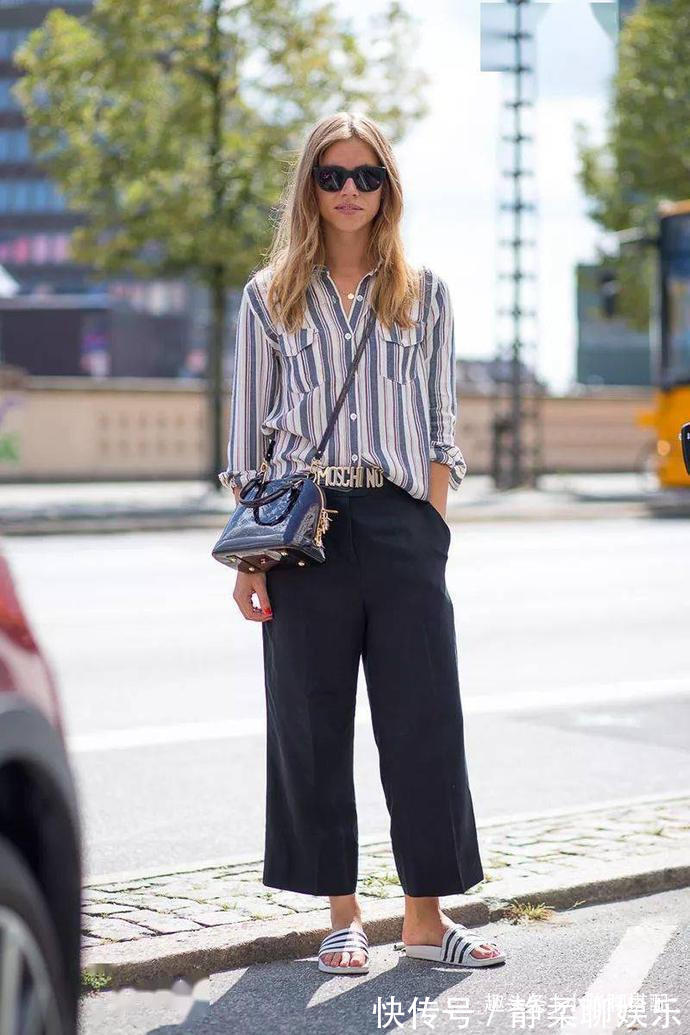 低腰裤 腿粗的女生不要愁,阔腿裤洋气又高级,穿对了不仅显瘦腿还长