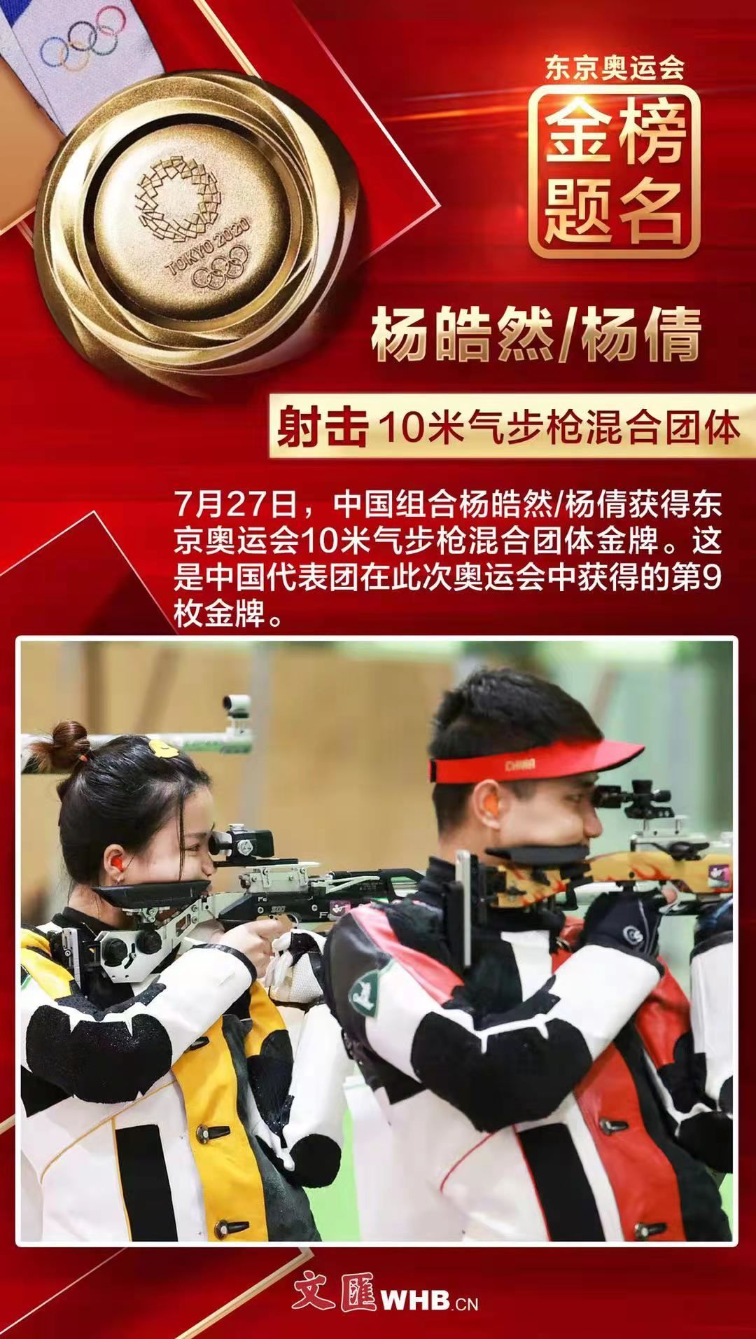 金榜题名，闪耀东京！38张文汇海报带您回顾中国军团夺冠瞬间