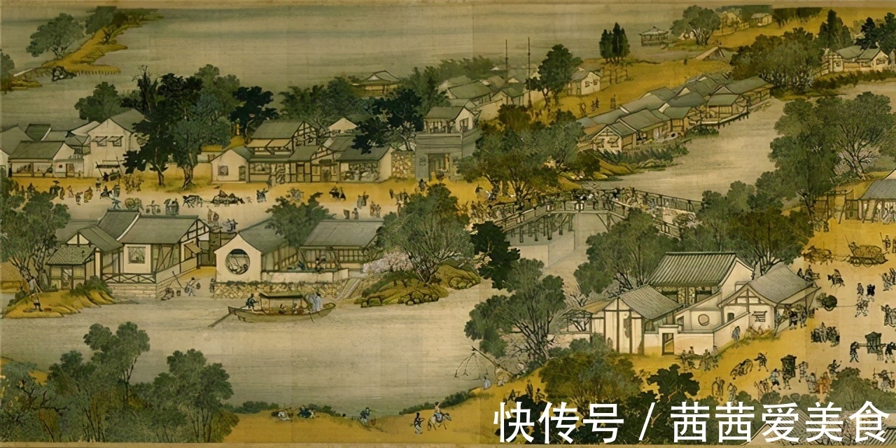 男子@将清明上河图放大100倍,发现一尴尬场景:树下睡觉的男子在干嘛