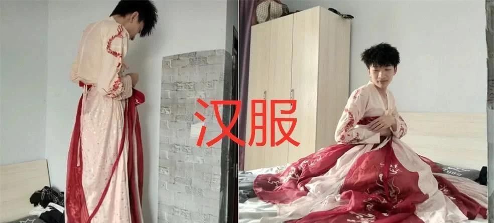 男生能娘到什么程度?汉服忍了,JK忍了,看到最后:想扔菜叶