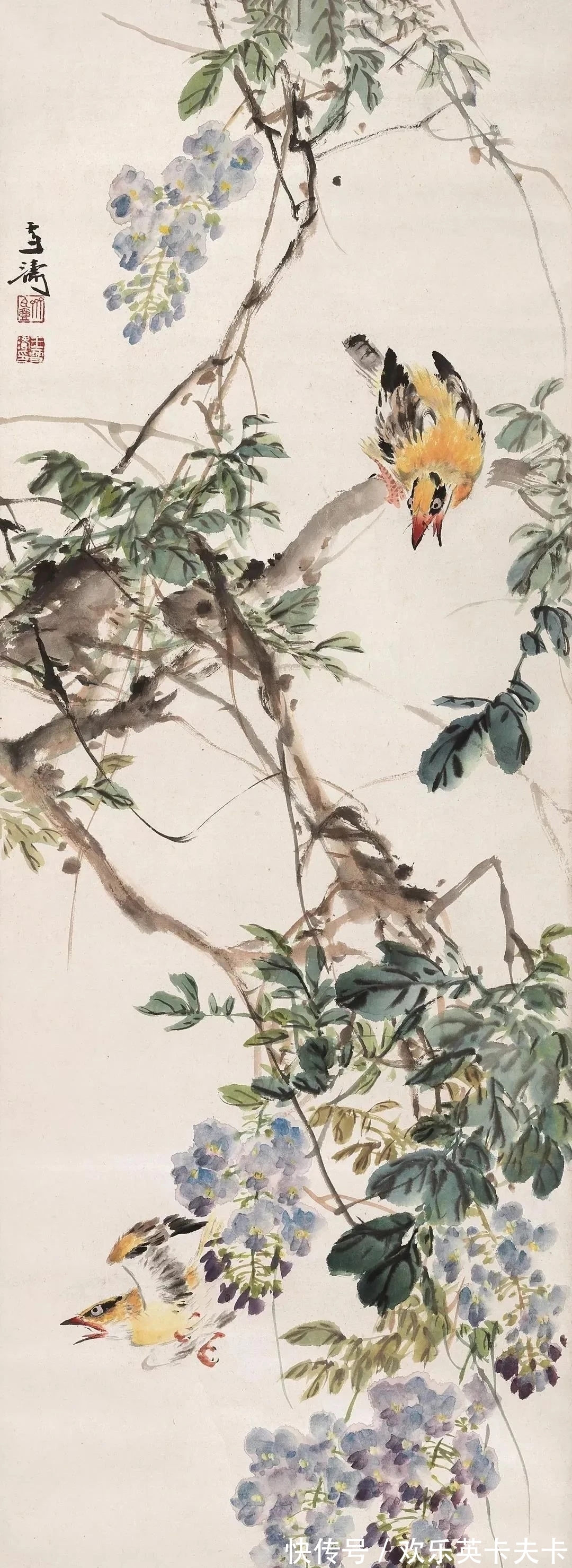 花鸟画!清俊靓丽|最具辨析度的中国画,王雪涛花鸟画