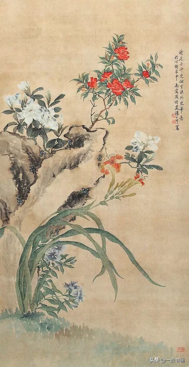 花卉&汤世澍：布衣画家?，晚年名扬天下