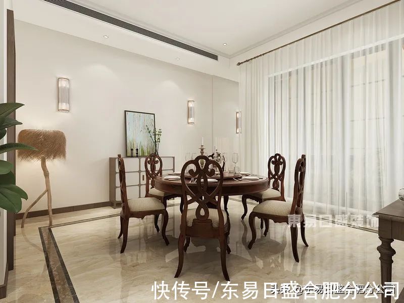 配色|「175㎡简美别墅」空间处理细腻时尚，这样的配色，有颜又有品