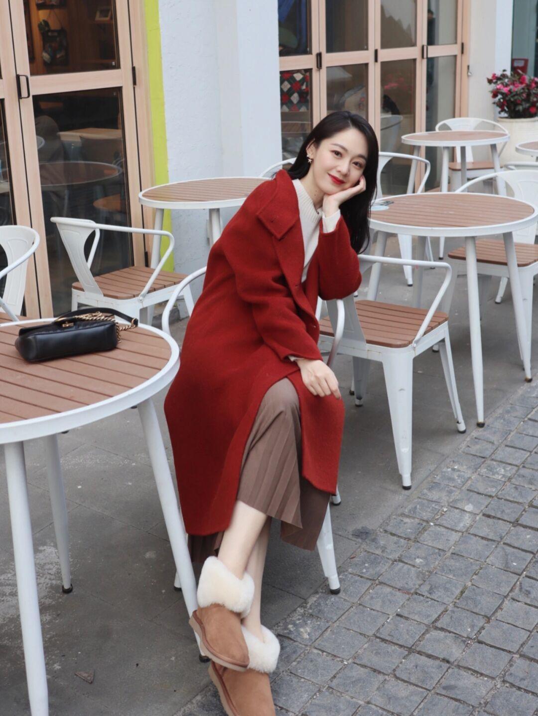 博主 羽绒服太显胖了,快来试试这些“大衣”,温柔保暖又有格调