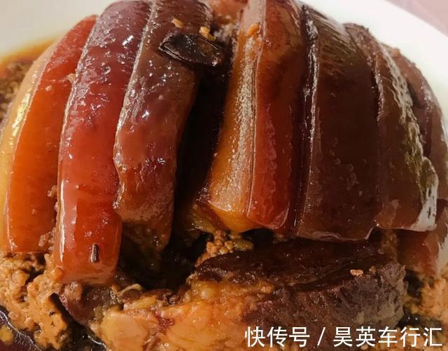香糟扣肉|常州古镇非遗美食,焦溪大妈用土灶老锅烹制,出了常州别地吃不到