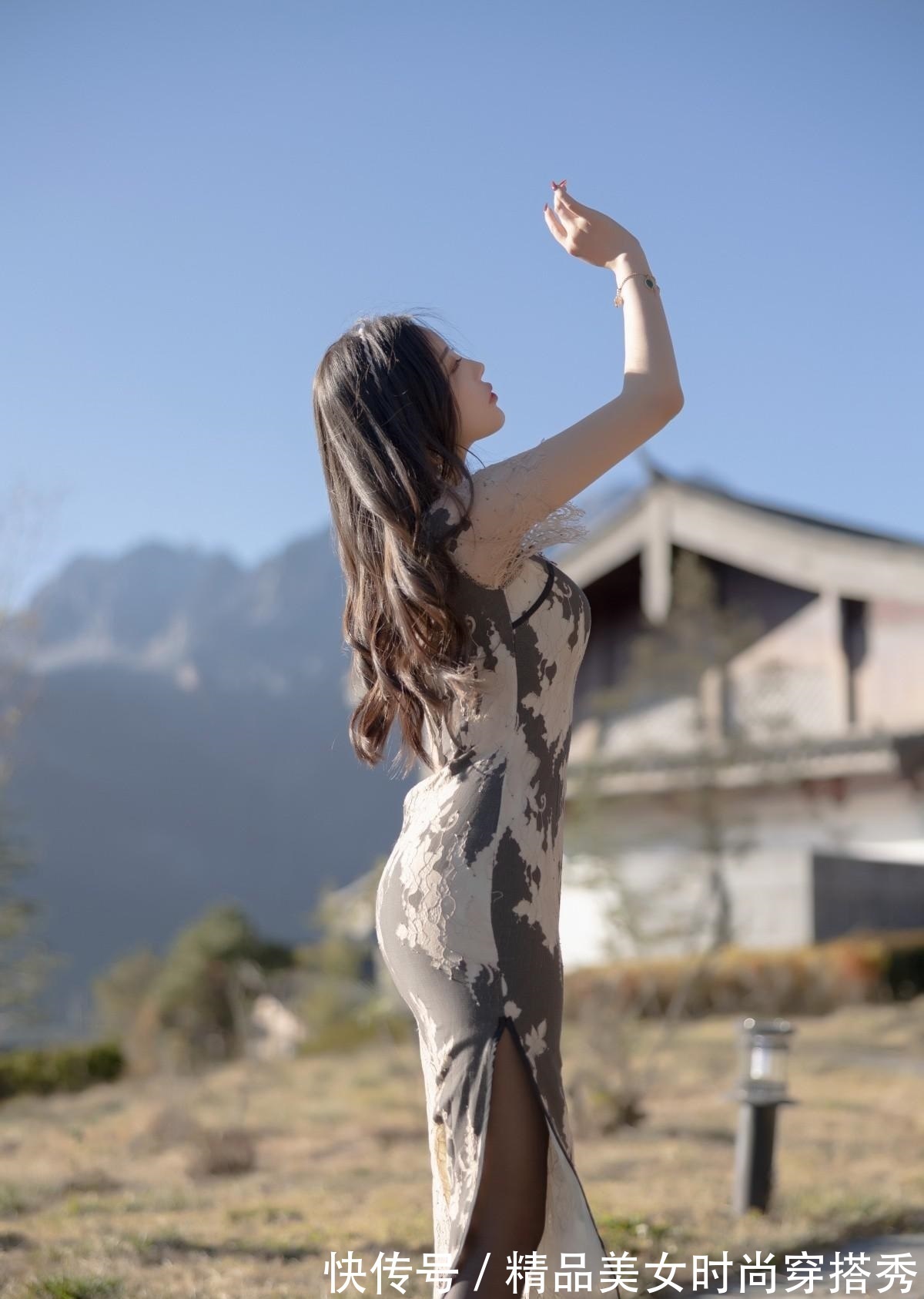 蕾丝 当蕾丝碰撞上旗袍,优雅的美简直无法用言语来诉说