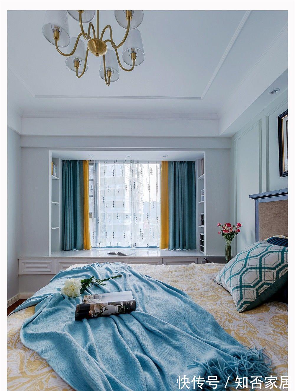 空间|蓝白塑造的清爽空间，用大海般无私的爱，去关爱自己的家人
