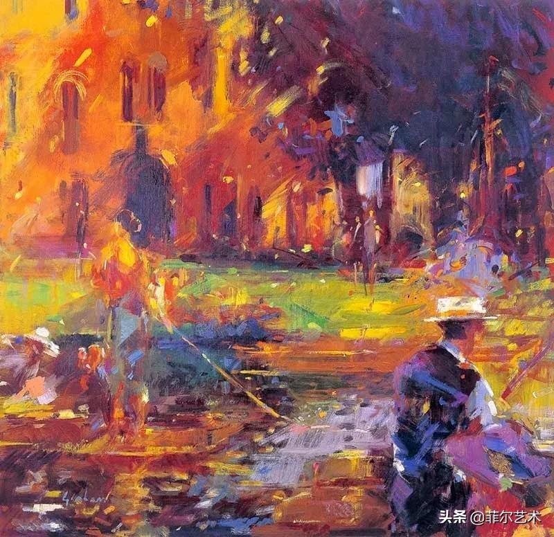 色彩!「油画欣赏」生动鲜明的色彩,一种独特的华丽风格