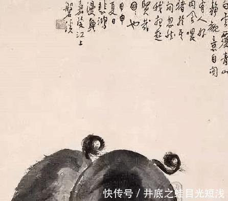 齐白石画#齐白石画《群猪》卖381万，他画《双猪》卖1308万，齐老甘拜下风