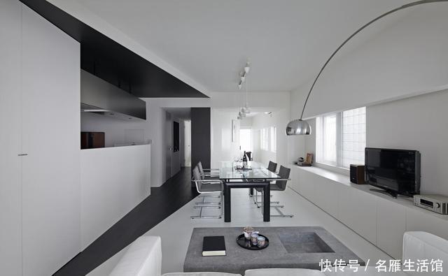 客餐厅|夫妻住80㎡，家具从不挪位，空间共享，入住4年还是这么清爽整洁