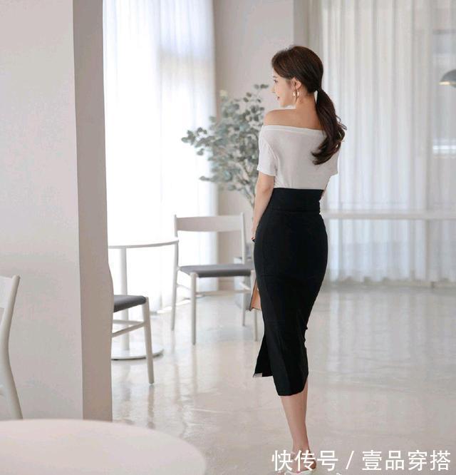 抹肩|女神孙允珠高清时尚搭配：奶白柔纱丝滑高雅贵气抹肩裙