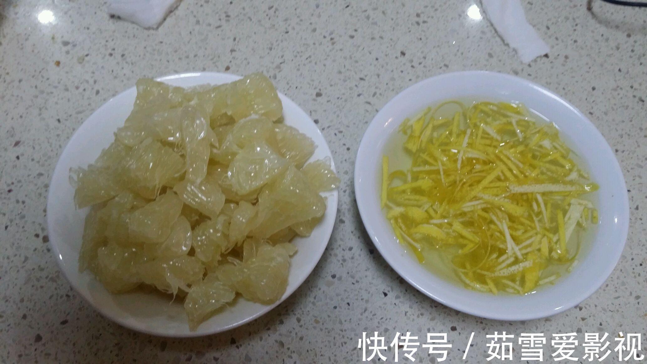 柚子皮|吃柚子记得别扔皮!和蜂蜜一起煮汤喝,消炎、祛痰、润肺、防感冒